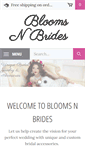 Mobile Screenshot of bloomsnbrides.com